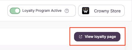 step 1 find loyalty page url2